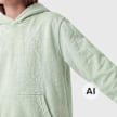 Urban Classics Fluffy Hoody verde 100935 3