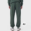 Urban Classics Fluffy Sweatpants groen 100938 2