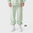 Urban Classics Fluffy Sweatpants verde 100936 1