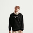 Jordan Sportswear Studio Fleece Oversized Crew All-Over-Print zwart 101309 1