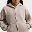Nike Sportswear Studio Fleece Oversized Full-Zip Hoodie bež 101522 3