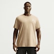 Nike   Sportswear Club T-Shirt beż 101450 1