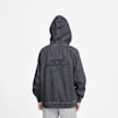 Nike   Sportswear Collection Full-Zip Hooded Denim Jacket grau 101310 2