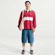 Nike   Club Longsleeve Rugby Top rosso 101460 5