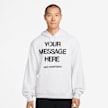 Nike   "Your Message Here" Graphic Fleece Hoodie biały 101462 1
