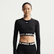 Nike Pro Dri-FIT 365 Crop Longsleeve schwarz 101320 1
