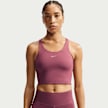 Nike   Tempo Dri-FIT Mid Support Crop Bra Tank różowy 101328 1