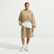 Nike   Studio Fleece Medium Weight Oversized Crop Polo bege 101334 5