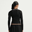 Nike   Chill Knit Longsleeve Stitch Lace Top crna 101338 2