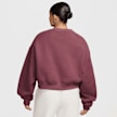 Nike   Studio Fleece Oversized Cropped Crew rood 101355 2