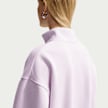 Nike   Studio Fleece Medium Weight Oversized 1/4-Zip Cropped Top rosa 101372 4