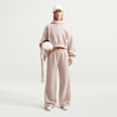 Nike   Studio Fleece Medium Weight Mid-Rise Wide Leg beige 101603 5