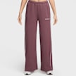 Nike   Studio Fleece Mid-Rise Wide-Leg Scallop Pants rosa  101604 1