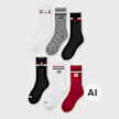 Jordan 6 PACK - Icon Stripe Crew multicolore 101682 1
