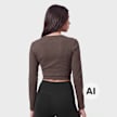 aim'n Shape Seamless Wrap Long Sleeve marrón 101956 2