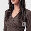 aim'n Shape Seamless Wrap Long Sleeve castanho 101956 3