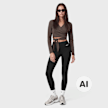 aim'n Shape Seamless Wrap Long Sleeve Braun 101956 4