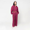 Urban Classics Ladies Fluffy Wideleg Trackpants czerwony 102031 4