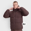 Urban Classics Puffer Jacket With Hood Gelb 102338 1