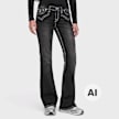 True Religion Western Yoke Joey Low Rise Flare Flap blu 102379 1