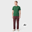 Lacoste TRAININGSANZÜGE Hos./Zus. mascara brown/oxalis Verde 102509 3