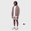 adidas Originals Washed Full Zip Oversized Hoodie castanho 102661 4