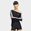 adidas Originals One Shoulder Asymmetric Top noir 102746 1