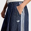 adidas Originals Denim Pleats Wide Leg Pants plava 102762 3