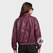 Decibel Oversized Cropped Jacket Czerwony 102866 2