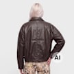 Decibel Cropped Jacket with Belt smeđa 102863 2
