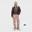Decibel Cropped Jacket with Belt braun 102863 4