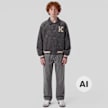 Decibel Cropped Jacket with Belt siva 102863 4
