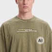 HALO Graphic Boxy T-Shirt groen 102869 2