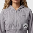 New Balance Brushed Coastal Fleece Full Zip grijs 102942 3