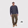 Karl Kani OG Knit Oversized Crew Blau 103063 4