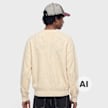 Karl Kani Script Knit Oversized Crew bež 103075 2