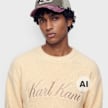 Karl Kani Script Knit Oversized Crew Weiß 103075 3