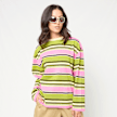 Karl Kani Woven Signature Stripe Oversized Longsleeve višebojno 103098 1