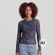 Karl Kani Signature Check Mesh Longsleeve multicolor 103105 1