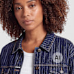 Karl Kani Retro Cropped Denim Jacket blau 103077 3
