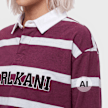 Karl Kani College Stripe Boxy Rugby Shirt ljubičasta 103080 3