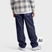 Karl Kani OG Baggy Pinstripe Jeans Junior bleu 103085 2