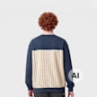 Karl Kani Varsity Pinstripe Crewneck Junior bleu 103088 2
