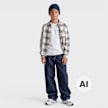 Karl Kani Kani Jeans Check Flannel Shirt Junior blau 103087 4