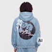 Smoke Rise Truth Hoodie blau 103168 2