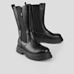 Buffalo Lennox Chelsea HI Vegan Nappa Nero 103176 2