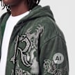 Smoke Rise Trouble In Peace Zip Hoodie groen 103171 3