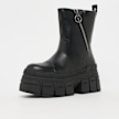 Buffalo Goshper Zip Mid Vegan Nappa black noir 103173 2