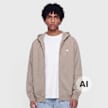adidas Originals Washed Full Zip Oversized Hoodie brun 103219 1