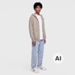 adidas Originals Washed Full Zip Oversized Hoodie braun 103219 4
